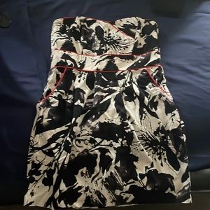 Strapless Dress w/ Pockets